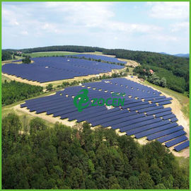 50MW Pada Grid Skala Besar Photovoltaic Pembangkit Listrik Dengan Aluminium Bracket