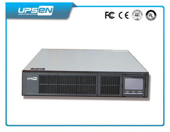 Fase tunggal 1KVA / 2KVA 3KVA ganda jenis Online rak UPS konversi untuk server / pusat Data