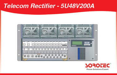 220v Komunikasi 48V DC Power Supply Rentang Input Frequency