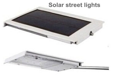 Epistar Chip Surya LED Street Lights Dengan 3.7V Li-Po Baterai isi ulang
