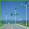 IP65 20W Penghematan Energi LED Panel Surya Lampu jalan dengan 5M Q235 Pole