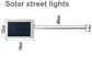 Epistar Chip Surya LED Street Lights Dengan 3.7V Li-Po Baterai isi ulang
