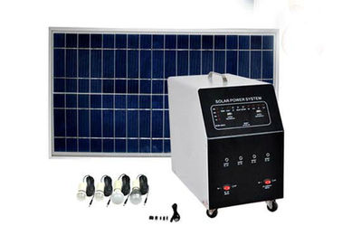 300W Off Grid tenaga surya sistem, AC + DC Output Solar Home System