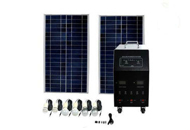600 Watt Off Grid tenaga surya sistem rumah, 12V 100AH baterai