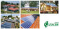 Tanah-mount 3.36KW AC Off Grid Solar Power Sistem Untuk Lokasi Remote