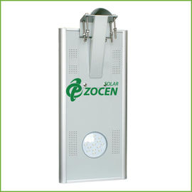 6500K 15W LED 4-5m Terpadu Solar Panel Lampu jalan Untuk Main / Swasta Jalan