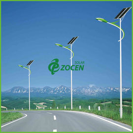 IP65 20W Penghematan Energi LED Panel Surya Lampu jalan dengan 5M Q235 Pole