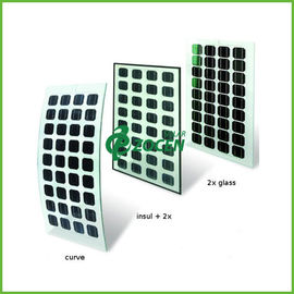 Atap Mounted Transparan PV Dua Kaca Solar Panel On - Grid Utilitas Solar Systems
