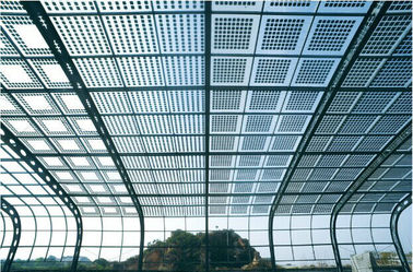 Hitam Custom Shaped 1000VDC besar ganda Kaca Solar Panel 1000 * 1700mm