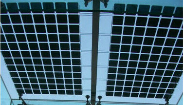 Hitam Custom Shaped 1000VDC besar ganda Kaca Solar Panel 1000 * 1700mm