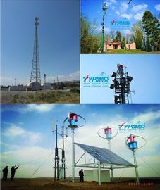 Off grid Magnetic Wind Turbin Solar Wind Street Light untuk Telecoms B