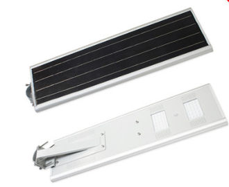 6m Tinggi 12W Lampu Putih Hangat Bridgelux IP66 luar Terpadu Surya LED Street
