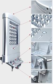 6m Tinggi 12W Lampu Putih Hangat Bridgelux IP66 luar Terpadu Surya LED Street