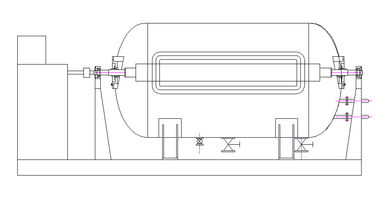 AC Frekuensi Konversi Raksasa Dye Fabric Jigger Mewarnai Machine1000kg - 3200kg