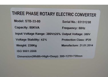 Indoor / Outdoor 80 KVA IP20 Tiga Voltage Tahap Automatic Regulator
