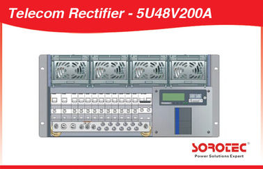 220v Komunikasi 48V DC Power Supply Rentang Input Frequency