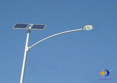100 Watt LED Lampu Solar Street Dengan Beam Angle 0-90 Gelar / Putih Pole