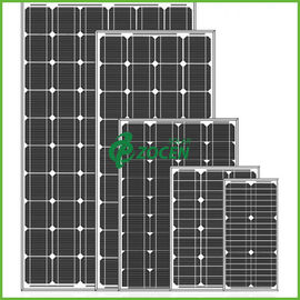 Kinerja tinggi 80W 18V Tajam Monocrystalline Solar Panel Hitam