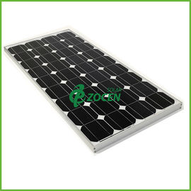 Kinerja tinggi 80W 18V Tajam Monocrystalline Solar Panel Hitam