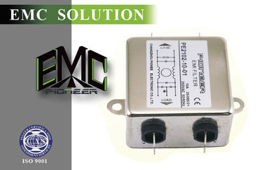 RFI Single Phase 50 / 60Hz Power Line Filter, High Performance