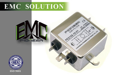 RFI Single Phase 50 / 60Hz Power Line Filter, High Performance