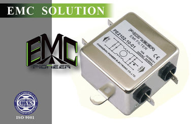 RFI Single Phase 50 / 60Hz Power Line Filter, High Performance