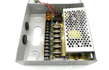 Tinggi Efisiensi CCTV Power Supplies AC100-240V 6 Channel, EN55022 Kelas B