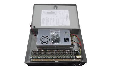 12VDC 300W CCTV Power Supplies 50Hz / 60Hz Untuk IP Kamera, EN55011 Kelas B