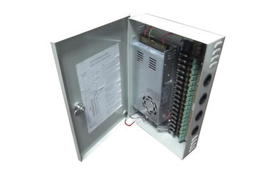 12VDC 300W CCTV Power Supplies 50Hz / 60Hz Untuk IP Kamera, EN55011 Kelas B