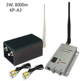 8 KM Panjang Transmisi Rentang 8 Saluran CCTV Video transreceiver 1.2GHz Video Sender
