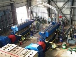 11000V Stationary / Diesel tanah atau berat bahan bakar minyak atau gas Genset Power Plant
