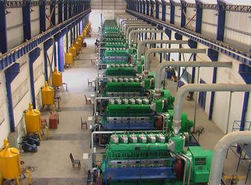 10 * 2000kW 11kV Genset Power Plant dengan Kedap Suara Diesel menghasilkan Set