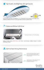18000 lumen 165W tinggi daya LED Street Light perlengkapan 6000K 5500K 3500K