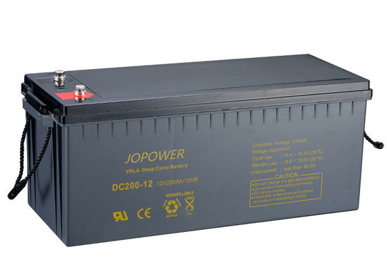 12 Volts VRLA Jauh Cycle Battery 200Ah untuk Solar Power Off Grid Sistem