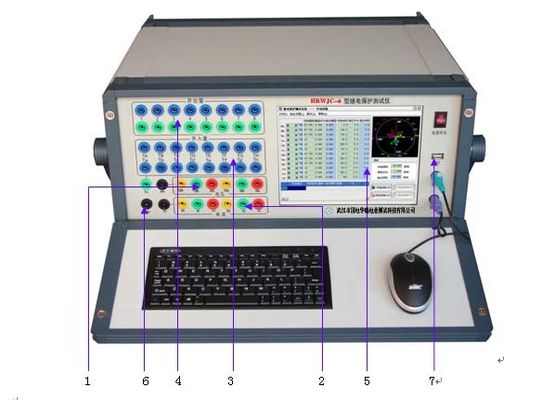 (6-fase tegangan, 6-fase saat) estafet Komputer tester